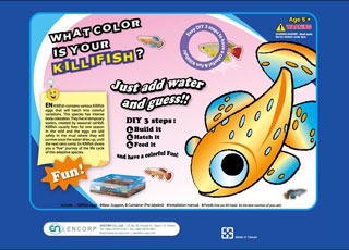 Aquarium educational science kit- What Color is your Killifish