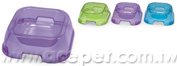 Semi-transparent pet bowl(L)-square