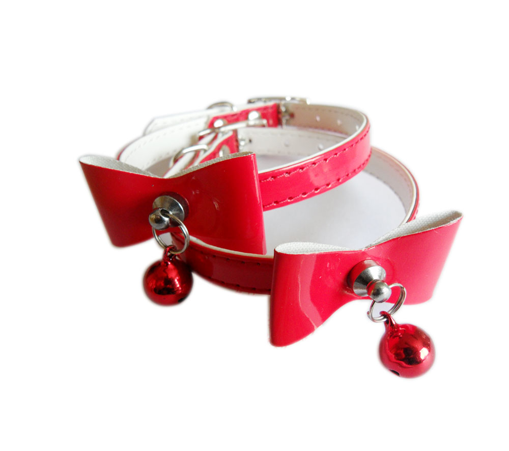 Cat collar with bowknot