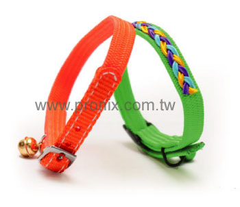 Braided Nylon-Elastic Cat Collars