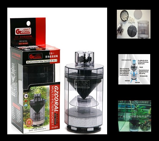 Multifunctional  filter barrels 3-in-1