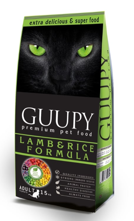 GUUPY ADULT CAT LAMB AND RICE 15 KG