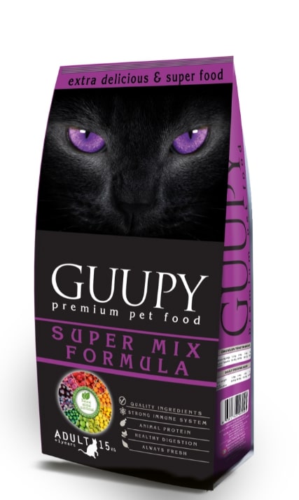 GUUPY ADULT CAT SUPERMIX FORMULA 15 KG