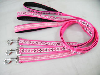 woven ribbon leash