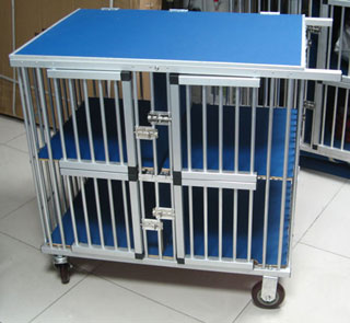 pet cage/aluminium dog trolley/dog cage