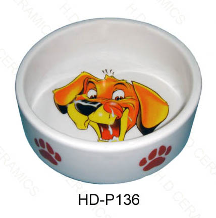 Sell Ceramic dog bowl (HD-P136)