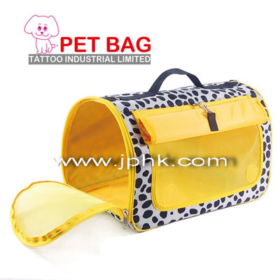 2010 Hot sale dog carrier / cat Leopard pet travel puppy Nylon bag 