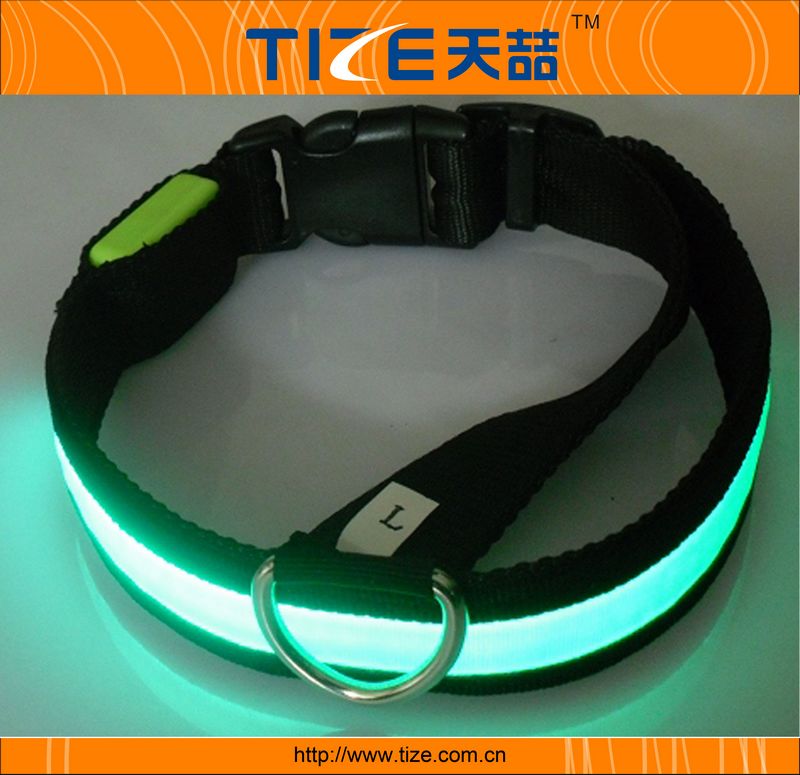 Hot sell  waterproof safety led flashing dog collar TZ-PET1036