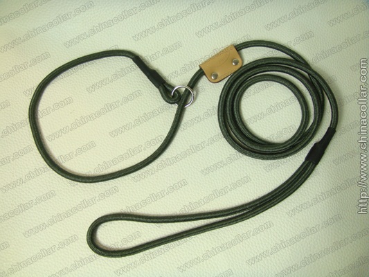 P rope collar leash