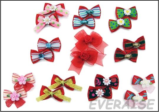 CHRISTMAS HAIR BOWS ARE STARTED MADE
