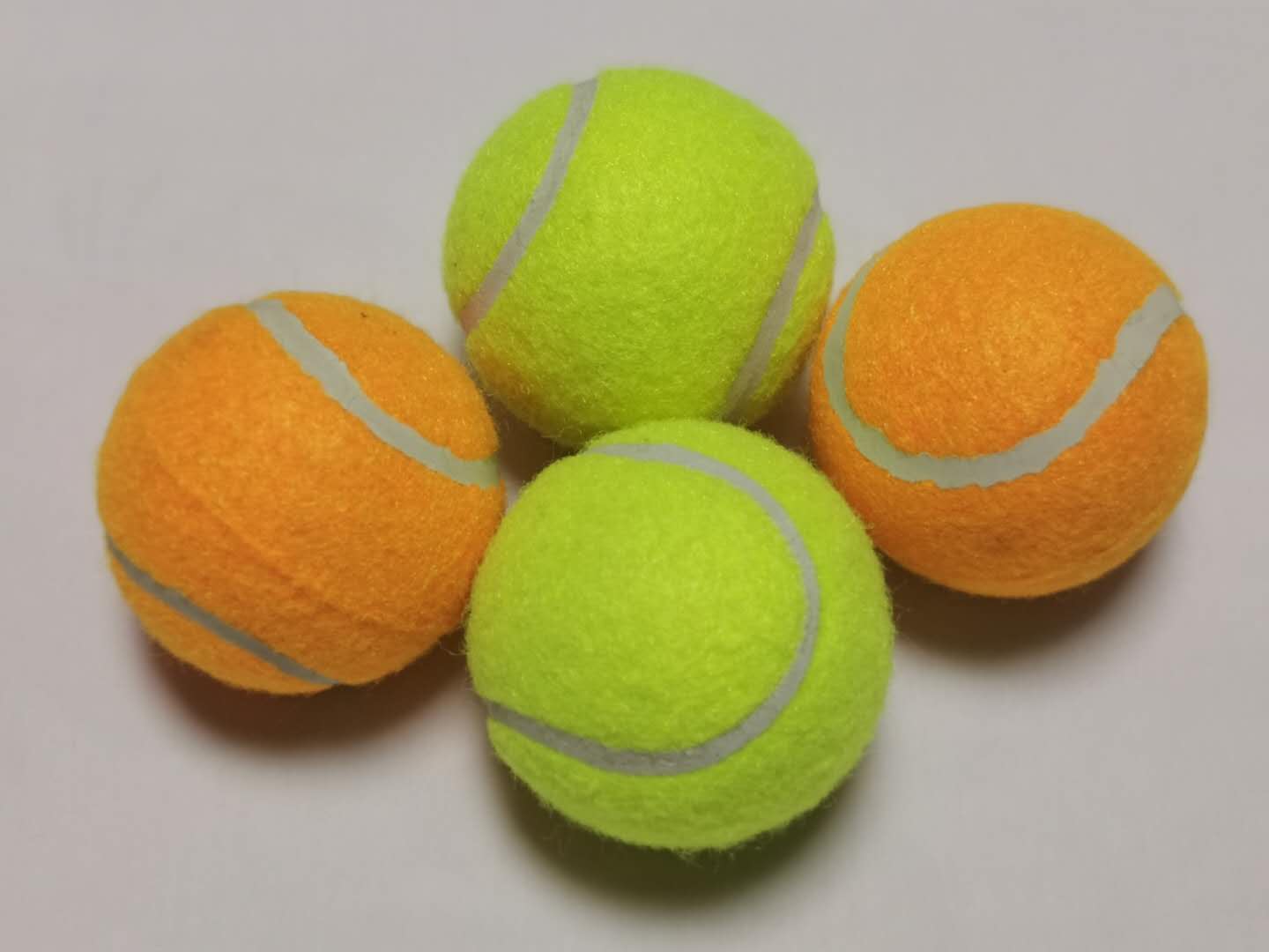 Customized Pet Tennis Ball with Natural Rubber Material