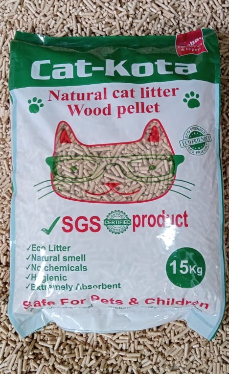 wood pellet cat litter