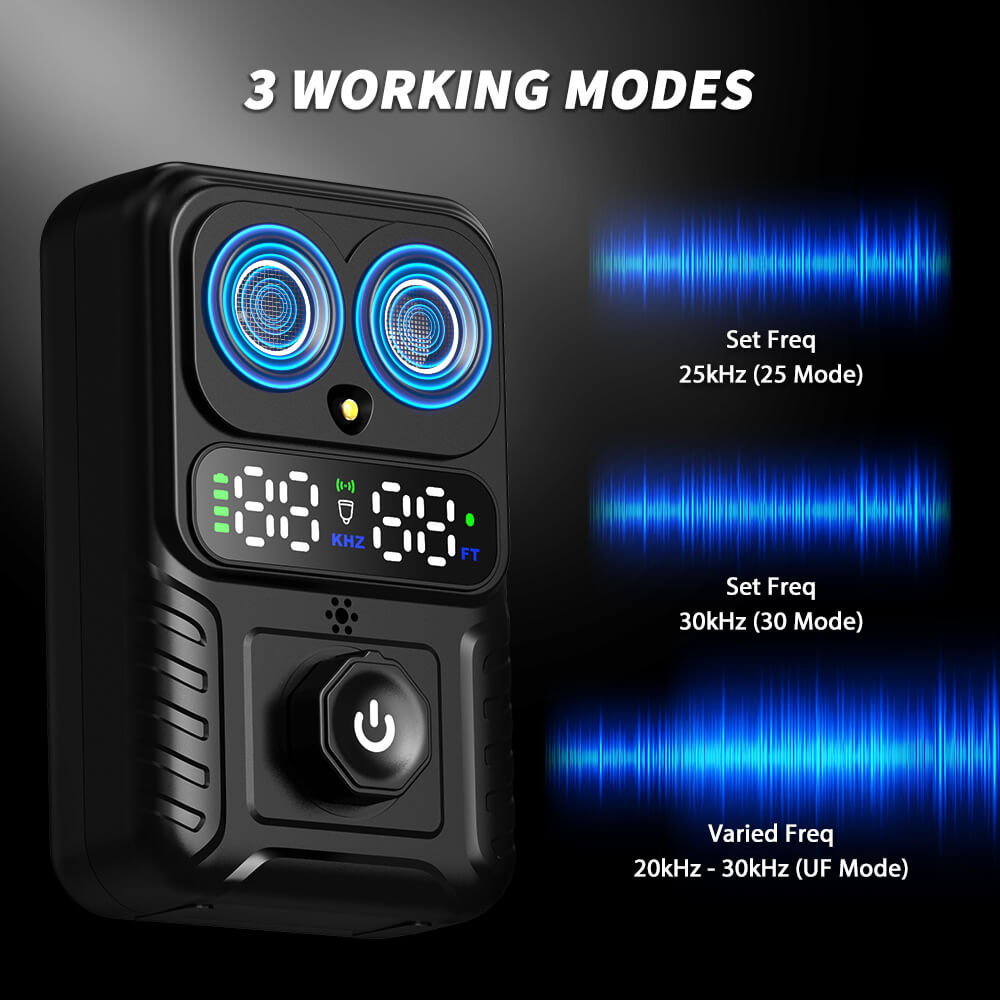 TIZE 50Feet Outdoor Ultrasonic Bark Control TZ-U79D Factory Wholesale Bulk MOQ 100