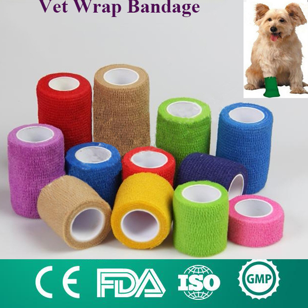 Pet Bandage Vet Horse wrap bandage self adhesive bandage 