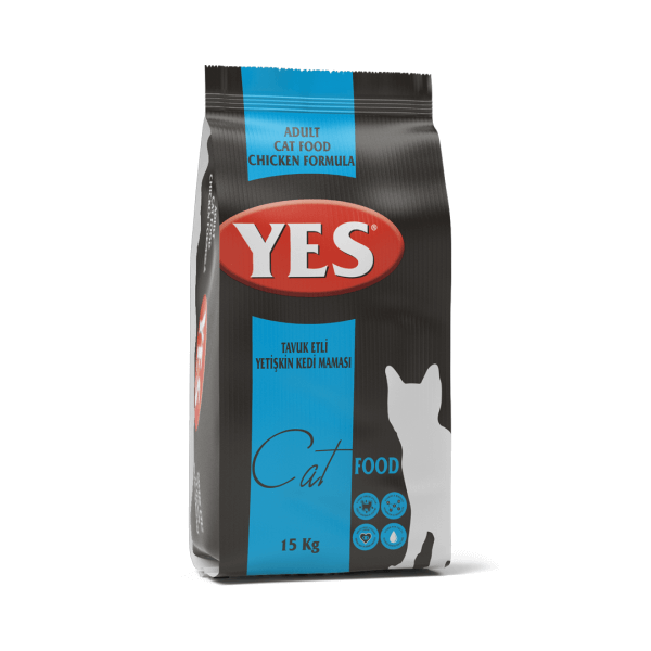 YES ADULT CAT FOOD, CHICKEN 15 KG