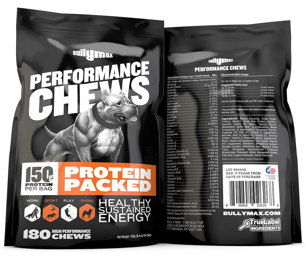 Bully Max Canine Performance Supplements