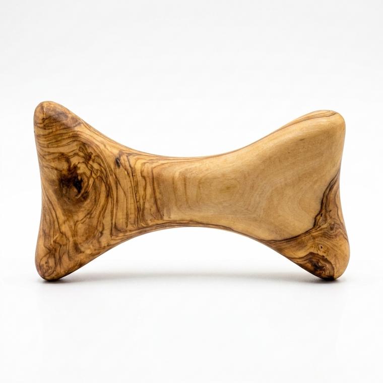 Natural Olive Wood Dog Chew Bone – Handcrafted Eco-Friendly Chew Toy