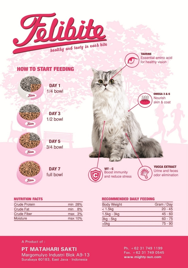 Felibite Dry Cat Food, Pet animal Food