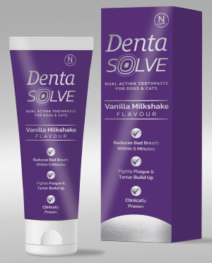 Introducing DentaSOLVE?clinical grade dog & cat toothpaste