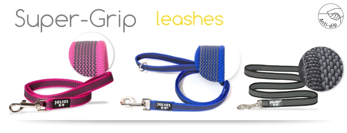 Color&Gray™ Super-Grip leashes and collars