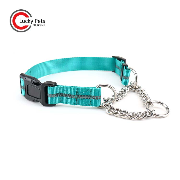 China Chain Nylon Martingale Dog Collar