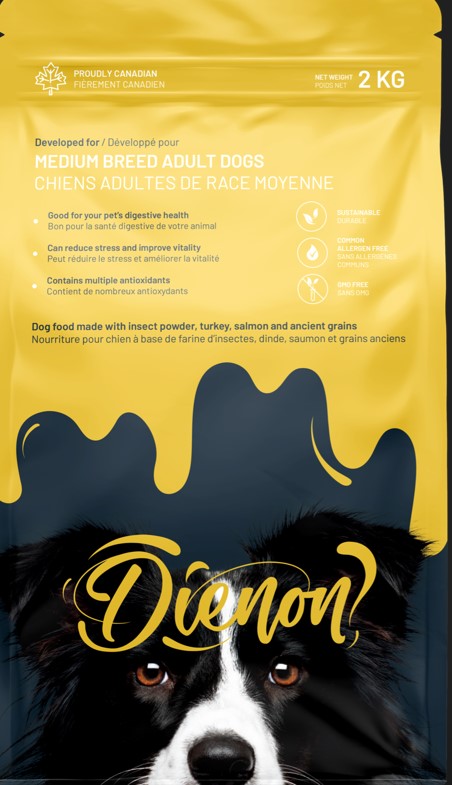 Dienon Medium Breed Recipe with insects