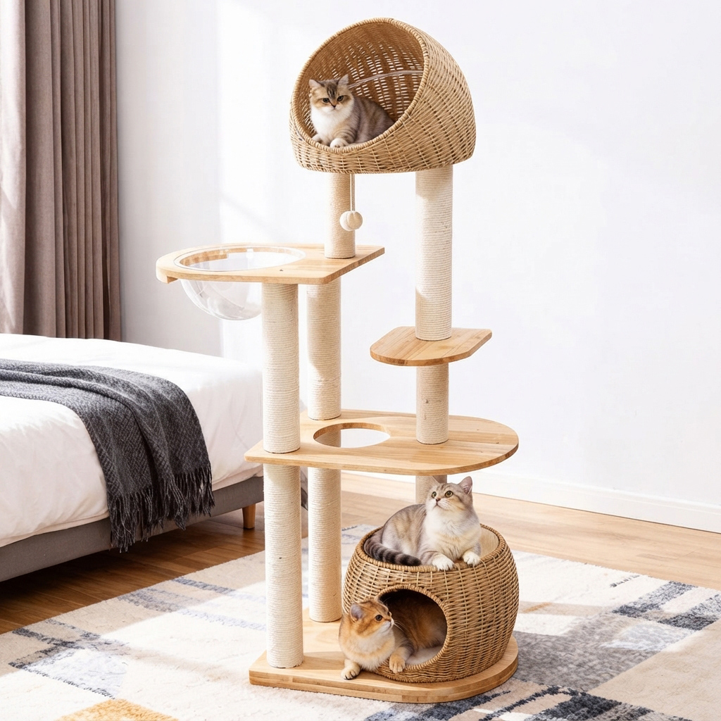 Modern cat tree