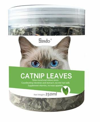Natural Catnip leaves 250ml selected Fresh Catnip Leaves and Bud.