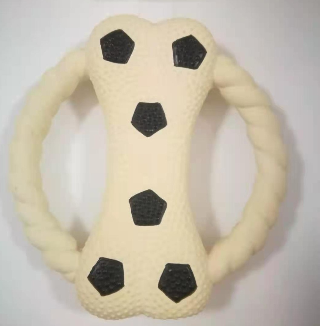 wholesale bone toy soft rubber interactive pet dog toy chew squeaky toy